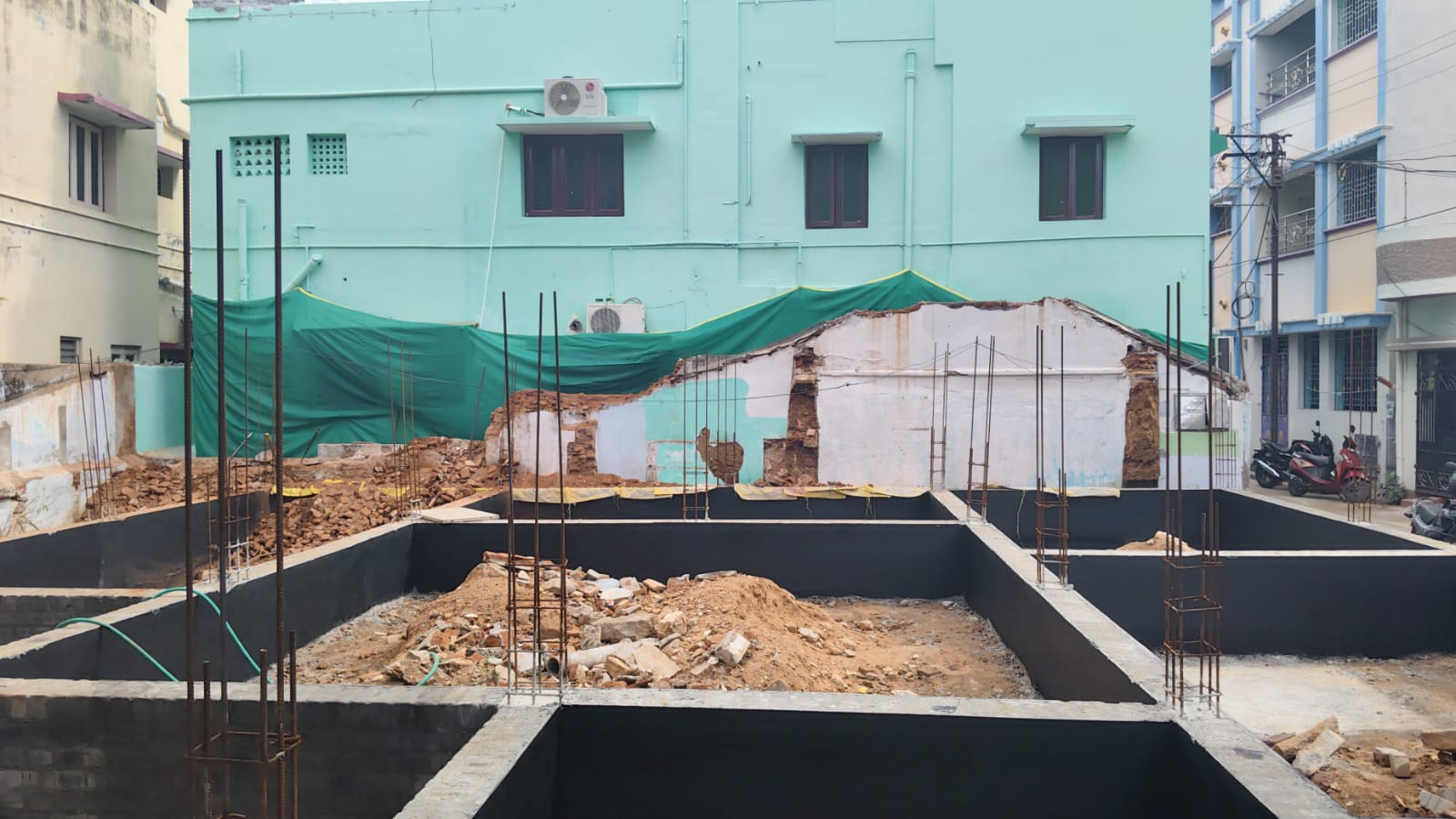 Foundation Waterproofing Work